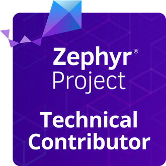 Zephyr Project Technical Contributor badge